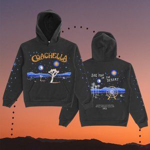 2023 Coachella "See You in the Desert" Hoodie sz L